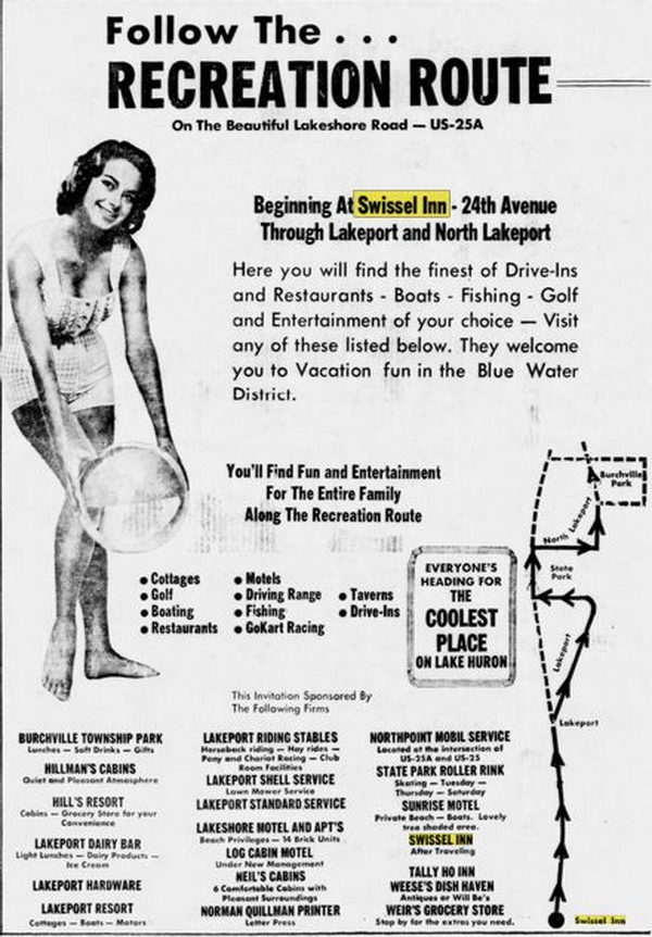 Swissel Inn - Jun 1962 Ad